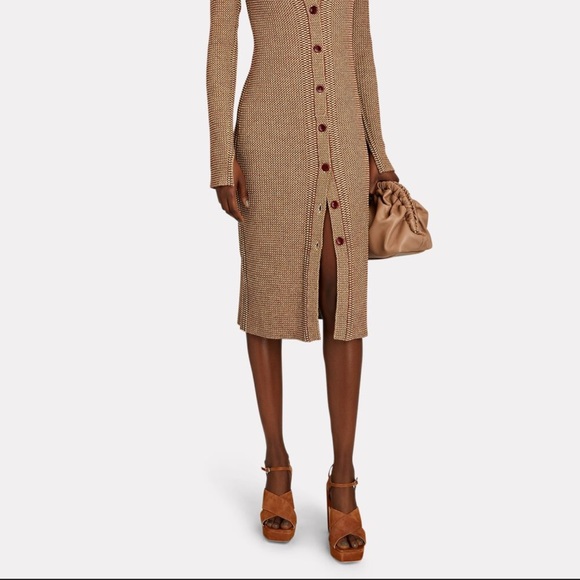 Loeffler Randall Platform suede sandals - Style is Gina color is cacao size 8B - Picture 11 of 13